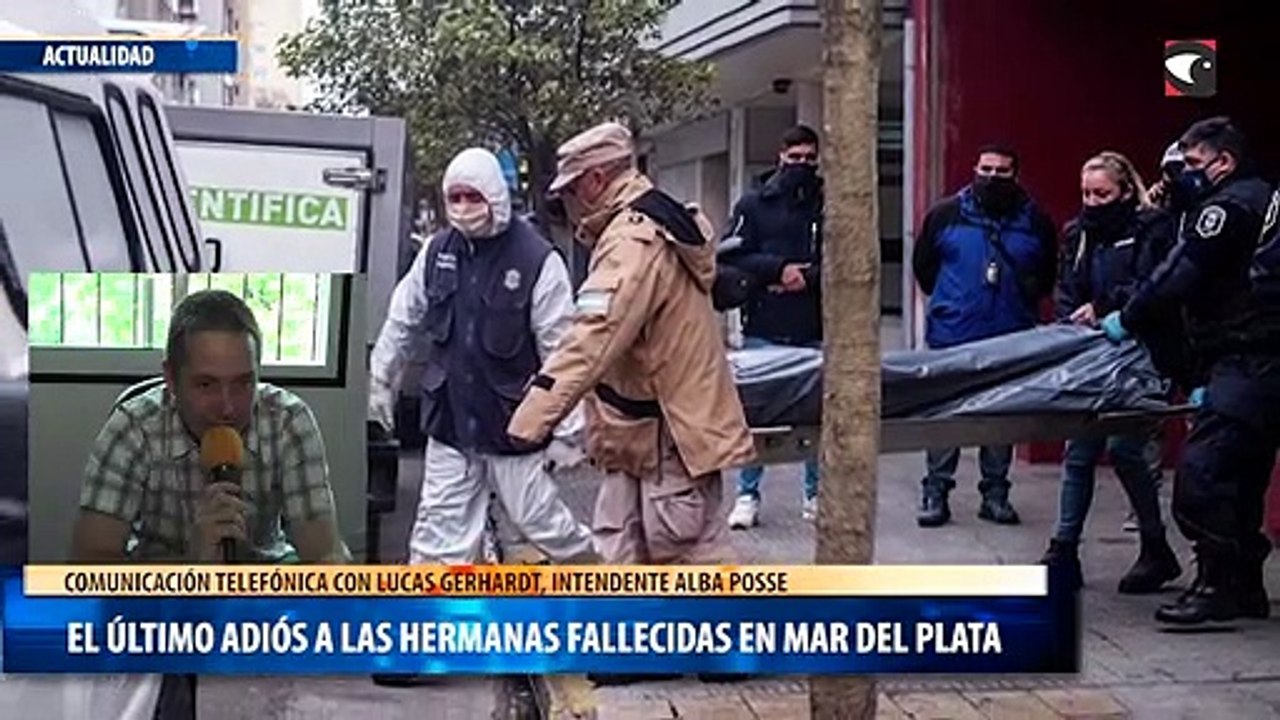 El último adiós a las hermanas fallecidas en Mar del Plata