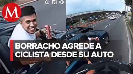 Borrachos agreden a ciclista en periférico