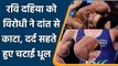 Tokyo Olympics:  Ravi Dahiya bitten by his rival during semi final match| वनइंडिया हिंदी
