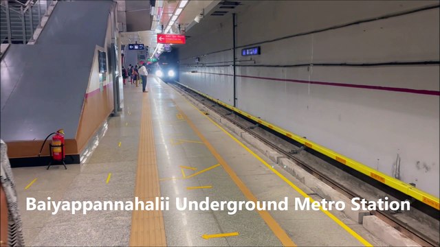Namma Metro station also known as Bangalore Metro Station | Baiyyapannahalli metro station to MG Road.