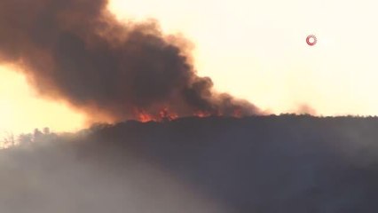 Herkesin seferber olduğu Kıyıkışlacık'ta alevler yeniden yükseldi