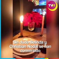 ¡Un año de novios! Belinda y Nodal celebran a lo grande