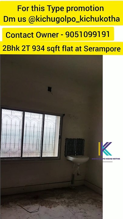 Ready to move flat at Serampore|| Contact Owner - 9051099191