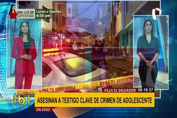 Asesinan a testigo clave de crimen de adolescente en VES