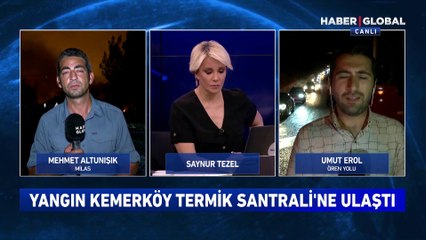 Alevler Kemerköy Termik Santrale sıçradı! Ören hızlıca boşaltılıyor