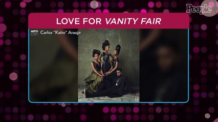 See Diddy's Stunning Vanity Fair Portrait with Daughter Chance, 15, and Twins D'Lila and Jessie, 14
