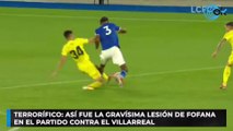 Terrorífico: así fue la gravísima lesión de Fofana en el partido contra el Villarreal