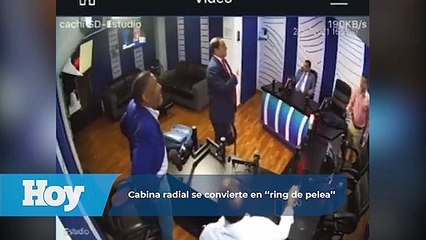Cabina radial se convierte en ring de pelea