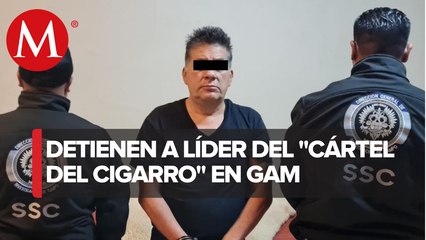 Cae 'El Aja', presunto líder del Cártel que distribuía cigarros ilegales en CdMx