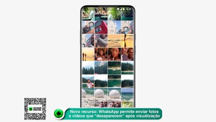 Novo recurso WhatsApp permite enviar fotos e vídeos que desaparecem após visualização