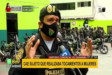 Gamarra: Grupo Terna graba a acosador realizando tocamientos indebidos a mujeres