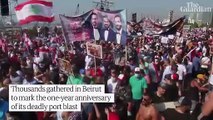 Beirut blast - protests mark one year since deadly port explosion
