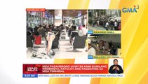 Mga pasaherong uuwi sa kani-kanilang probinsya, patuloy ang pagdating sa mga terminal | UB