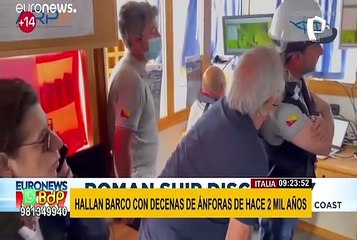 Hallan un barco romano hundido hace 2 mil años