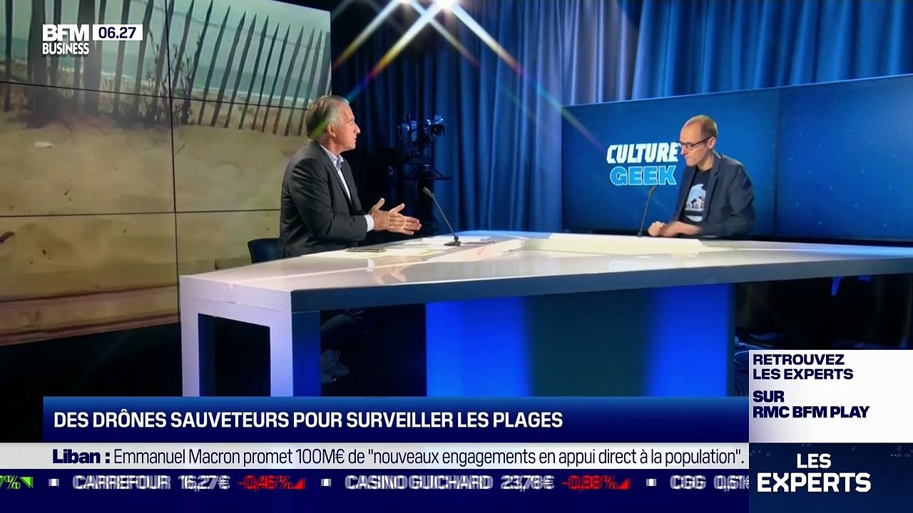 Culture Geek : Des drônes sauveteurs pour surveiller les plages, par Anthony Morel et Frédéric Simottel - 05/08