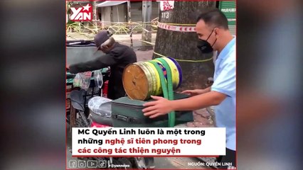 Dẫn con đi làm từ thiện, Quyền Linh bị ái nữ hỏi 1 câu nhớ mãi đến giờ
