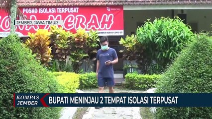 Bupati Jember Meninjau 2 Tempat Isolasi Terpusat di Hotel dan JSG