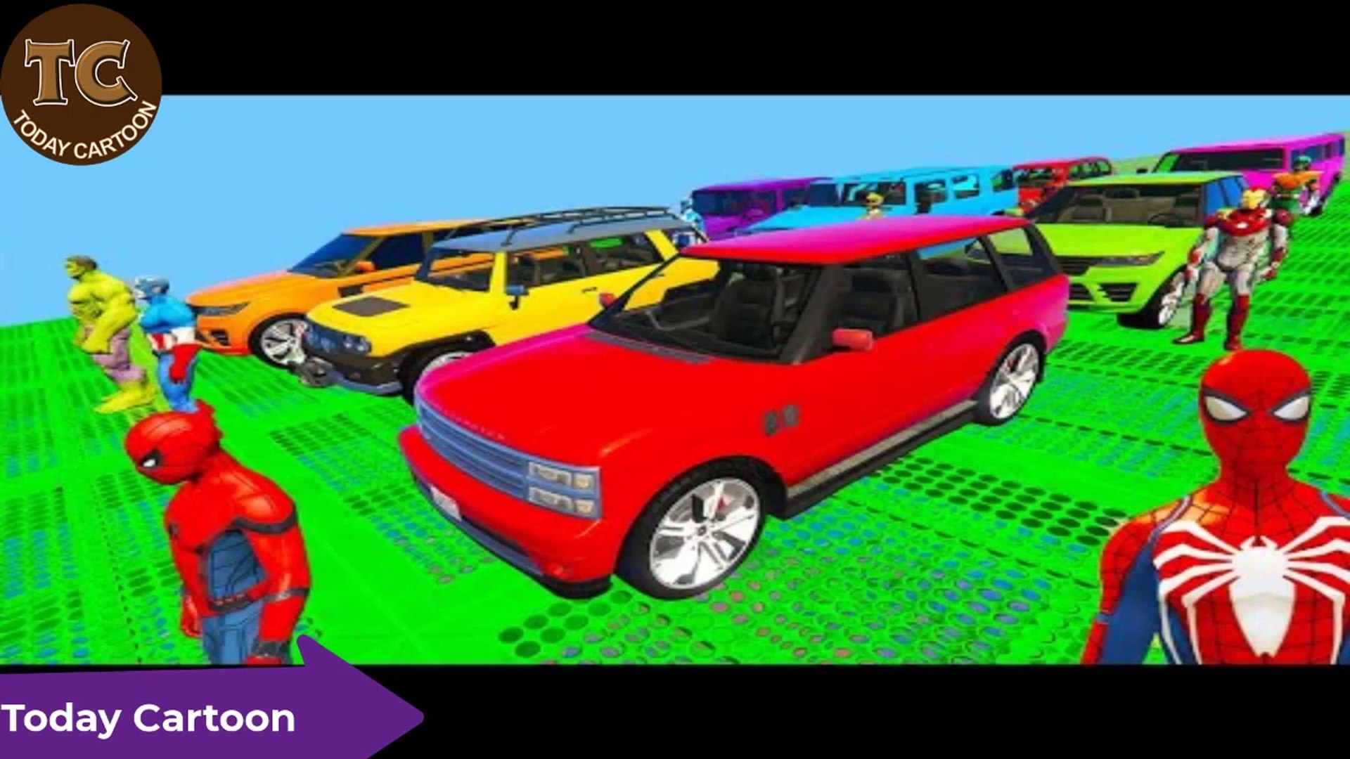 Spider Man Racing Car Challenge