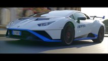 Lamborghini Huracán STO finally unleashed First test-drives in Rome and at the Autodromo Piero Taruffi in Vallelunga