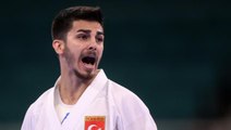 Karate erkekler 67 kg'da güçlü Japon rakibini yenen Eray Şamdan, olimpiyat madalyasını garantiledi