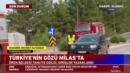 Milas'ta zor gece... Termik santraldeki yangın 11 saat sürdü