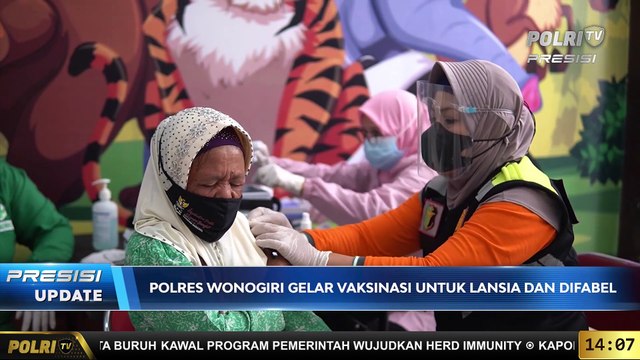 PRESISI Update Polres Wonogiri Gelar Vaksinasi Merdeka Candi