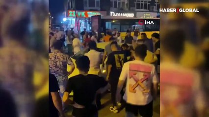 Ters yönden girip 5 araca çarpan sürücüyü polis kurtardı