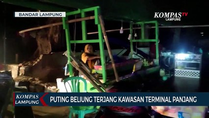 Angin Puting Beliung Terjang Kawasan Terminal Panjang