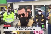 Policía Nacional frustró asalto a agencia bancaria en Los Olivos