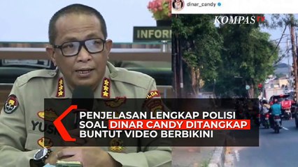 Penjelasan Lengkap Polisi Soal Dinar Candy Ditangkap Buntut Video Berbikini Protes PPKM