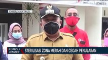 Pemkab Jember Bersama PMI Lakukan Penyemprotan Disinfektan di 31 Kecamatan