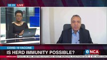 Professor Madhi speaks on vaccine snad herd immunity