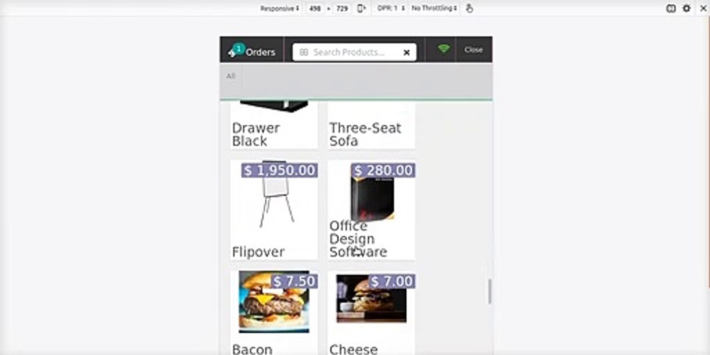 How to View Point of Sale Screen in Mobile Responsive View | Odoo | Browseinfo