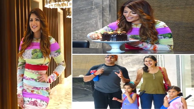 Shama Sikander Celebrates Her Birthday With Karanvir Bohra & Family