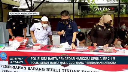 Polda Kalbar Sita Aset Pengedar Narkoba dari Rumah, Perhiasan, Hingga Uang Miliaran Rupiah