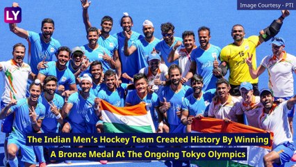 Télécharger la video: India Wins Bronze Medal In Men's Hockey At Tokyo Olympics 2020, Wishes Pour In