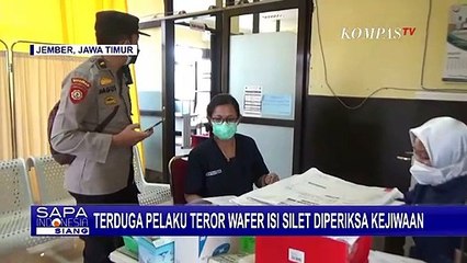 Terduga Pelaku Teror Wafer Isi Silet Diperiksa Kejiwaan