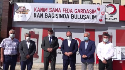 Farkındalık oluşturmak için kan bağışında bulundular