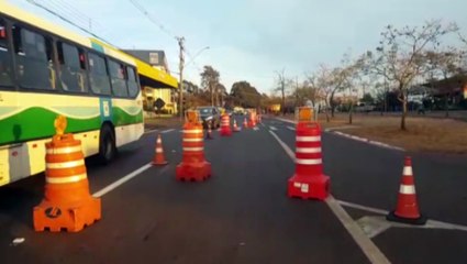 Veja como está a movimentação no Trevo Cataratas na manhã desta quinta-feira (05)