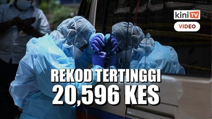 Tải video: Rekod tertinggi - 20,596 kes baru Covid-19 hari ini