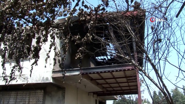 71 yaşındaki Havva Güner, yanan evini görünce gözyaşlarını tutamadı