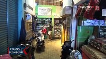 Aksi Curanmor Di Kawasan Pertokoan Cianjur Terekam CCTV
