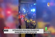Callao: vecinos denuncian peligrosas maniobras de motociclistas extranjeros
