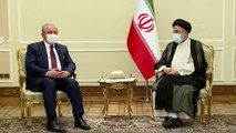 TBMM Başkanı Şentop, İran Cumurhubaşkanı Reisi ile görüştü