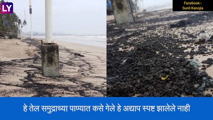 Mumbai Juhu Beach: जुहू बीचवर तेलगळतीमुळे जमा झाली काळी वाळू; BMC ने सुरु केली साफसफाईची प्रक्रिया