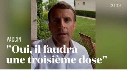 Emmanuel Macron confirme une troisième dose de vaccin pour "les plus fragiles et les plus âgés"