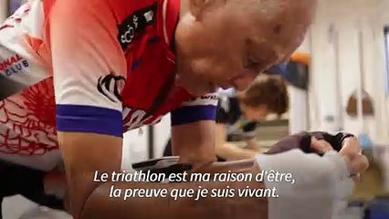 À 88 ans, ce Japonais prépare un Ironman en regardant les JO
