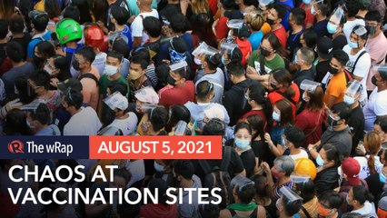 Chaos erupts at COVID-19 vaccination sites a day before Metro Manila ECQ