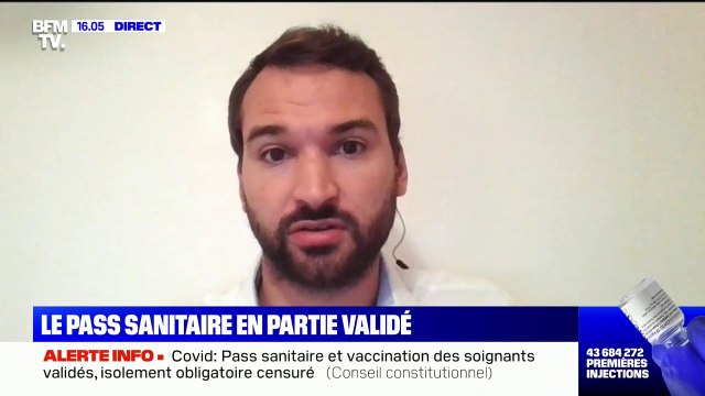 Ugo Bernalicis sur le pass sanitaire: Je suis déçu de la décision du Conseil constitutionnel