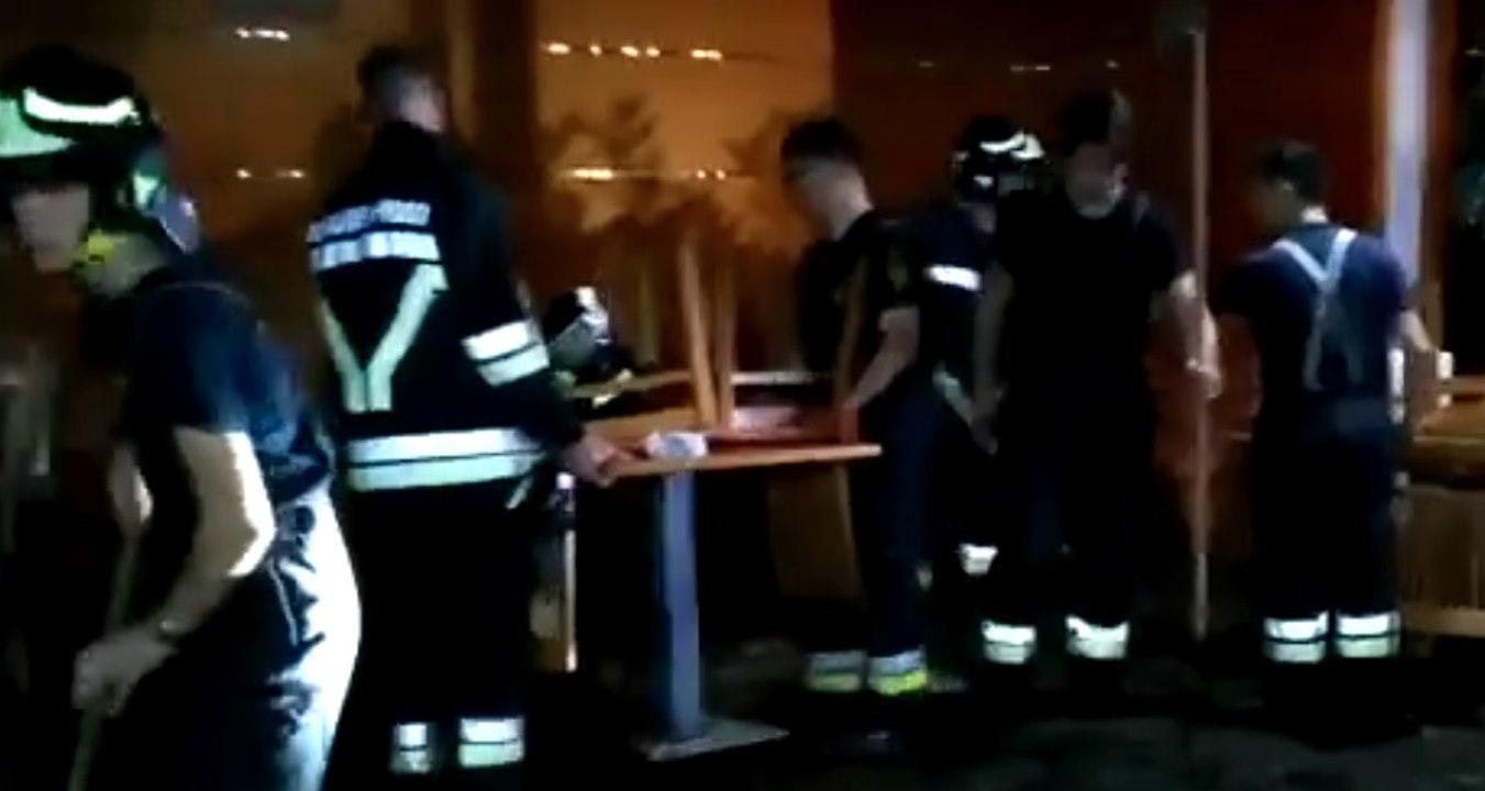 Riva del Garda (TN) - Colata di fango su hotel, trasferiti cento ospiti (05.08.21)